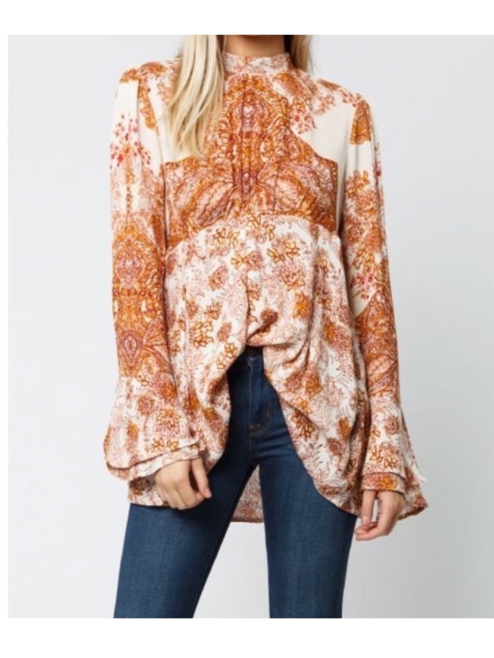 Free People “Lady Luck” Tunic/Mini Dress